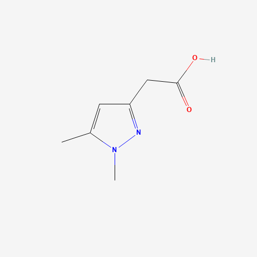 1185292-77-6 2-(1,5-dimethylpyrazol-3-yl)acetic acid chemical structure