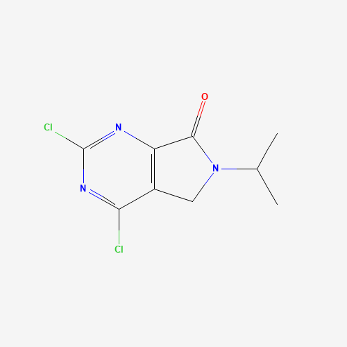 1079649-94-7 2,4-dichloro-6-propan-2-yl-5H-pyrrolo[3,4-d]pyrimidin-7-one chemical structure