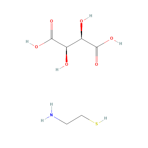 27761-19-9 CYSTEAMINE BITARTRATE chemical structure