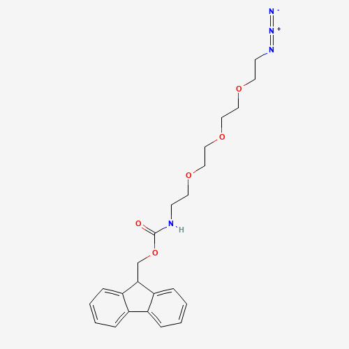 1172605-58-1 13-Azido-5,8,11-trioxa-2-azatridecanoic acid 9H-fluoro-9-ylmethylester chemical structure