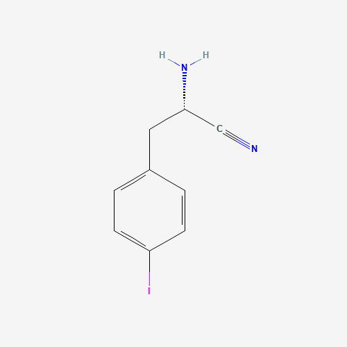 1159630-53-1 (S)-2-amino-3-(4-iodophenyl)propanenitrile chemical structure