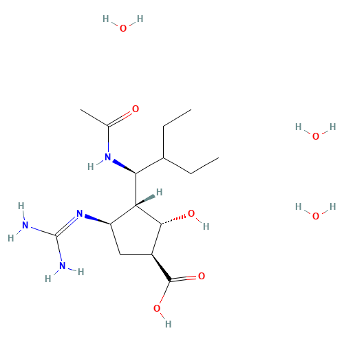 1041434-82-5 Peramivir trihydrate chemical structure