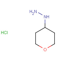 194543-22-1 (tetrahydro-2H-pyran-4-yl)hydrazine hydrochloride chemical structure
