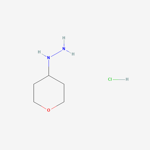 194543-22-1 (tetrahydro-2H-pyran-4-yl)hydrazine hydrochloride chemical structure