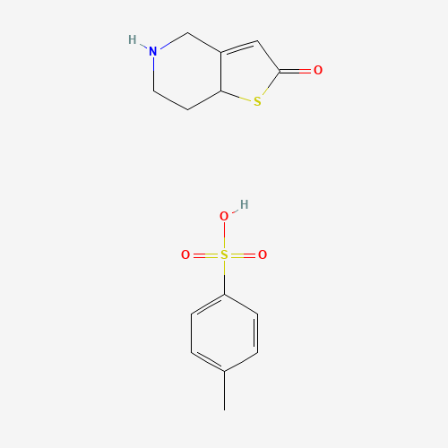952340-39-5 5,6,7,7a-Tetrahydrothieno[3,2-c]pyridin-2(4H)-one 4-methylbenzenesulfonate chemical structure