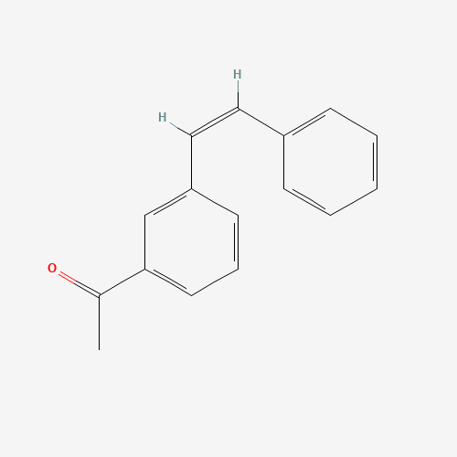 1322-90-3 1-((2-Phenylethenyl)phenyl)ethanone chemical structure