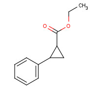 34703-00-9 Cyclopropanecarboxylic acid, 2-phenyl-,ethyl ester chemical structure