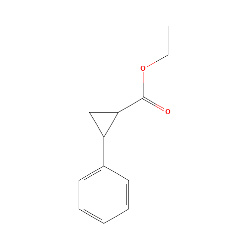 34703-00-9 Cyclopropanecarboxylic acid, 2-phenyl-,ethyl ester chemical structure