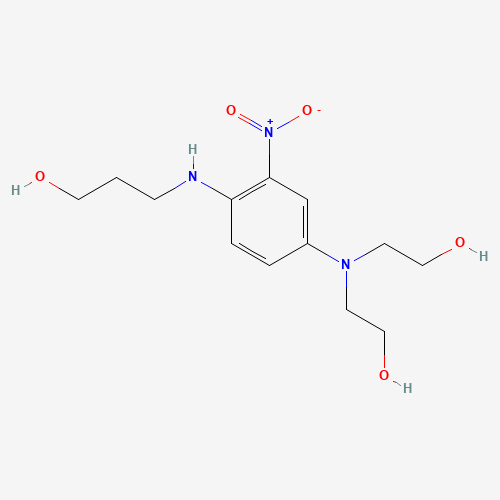 104226-19-9 3-[4-[bis(2-hydroxyethyl)amino]-2-nitroanilino]propan-1-ol chemical structure