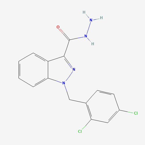 252025-52-8 1-(2,4-dichlorobenzyl)-1H-indazole-3-carbohydrazide chemical structure