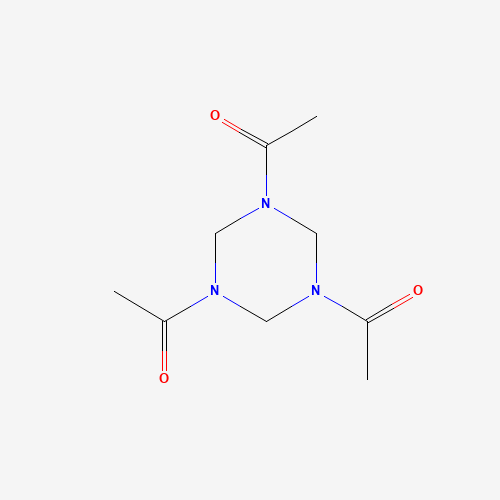 26028-46-6 1-(3,5-diacetyl-1,3,5-triazinan-1-yl)ethanone chemical structure