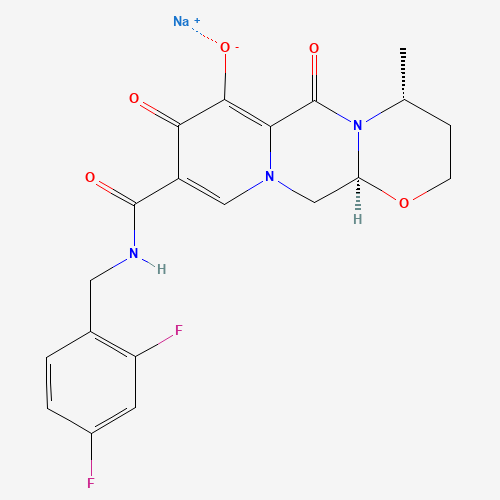 1051375-19-9 DOLUTEGRAVIR SODIUM chemical structure