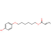 161841-12-9 6-(4-hydroxyphenoxy)hexyl prop-2-enoate chemical structure