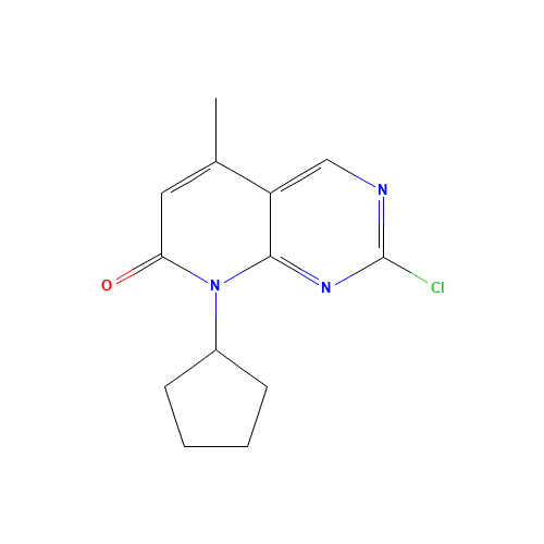 1013916-37-4 2-Chloro-8-cyclopentyl-5-methylpyrido[2,3-d]pyrimidin-7(8H)-one chemical structure