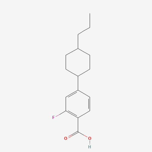 137504-87-1 2-fluoro-4-(4-propylcyclohexyl)benzoic acid chemical structure