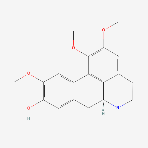 2169-44-0 1,2,10-trimethoxy-6-methyl-5,6,6a,7-tetrahydro-4H-dibenzo[de,g]quinoline-9-ol chemical structure