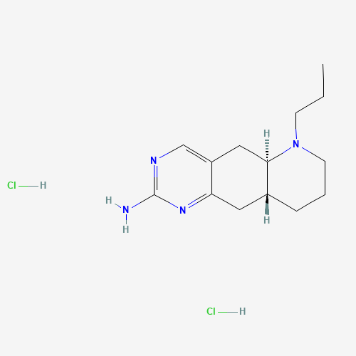 97548-97-5 (5aR,9aR)-6-propyl-5a,7,8,9,9a,10-hexahydro-5H-pyrido[2,3-g]quinazolin-2-amine;dihydrochloride chemical structure