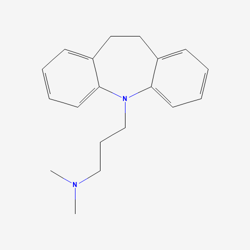 50-49-7 3-(5,6-dihydrobenzo[b][1]benzazepin-11-yl)-N,N-dimethylpropan-1-amine chemical structure