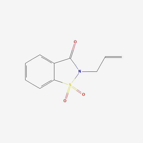 41335-56-2 1,1-dioxo-2-prop-2-enyl-1,2-benzothiazol-3-one chemical structure