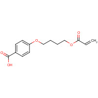 69260-42-0 4-(4-prop-2-enoyloxybutoxy)benzoic acid chemical structure