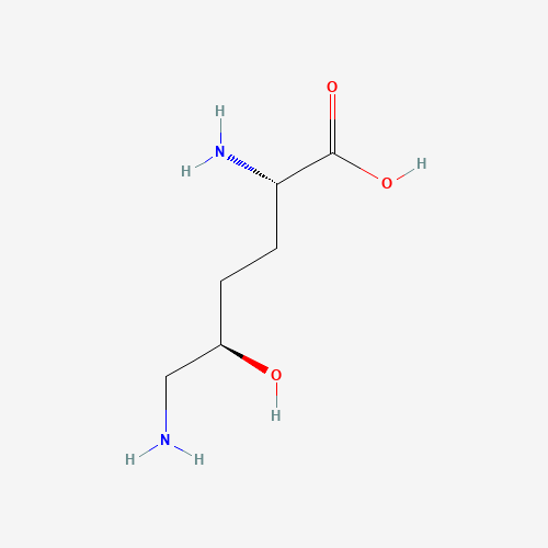 1190-94-9 (2S,5R)-2,6-diamino-5-hydroxyhexanoic acid chemical structure