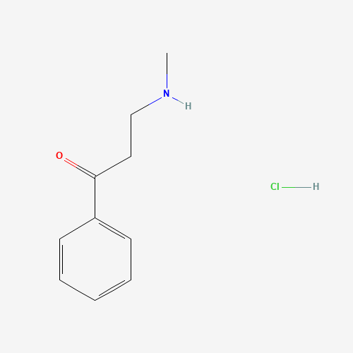 2538-50-3 3-(methylamino)-1-phenylpropan-1-one;hydrochloride chemical structure