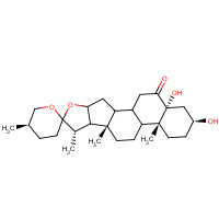 56786-63-1 Spirostan-6-one, 3,5-dihydroxy-, (3b,5a,25R)- chemical structure