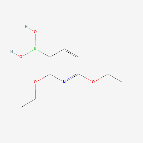 1003043-46-6 (2,6-Diethoxypyridin-3-yl)boronic acid chemical structure