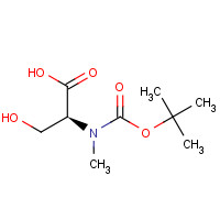 101772-29-6 Boc-N-methyl-L-serine chemical structure