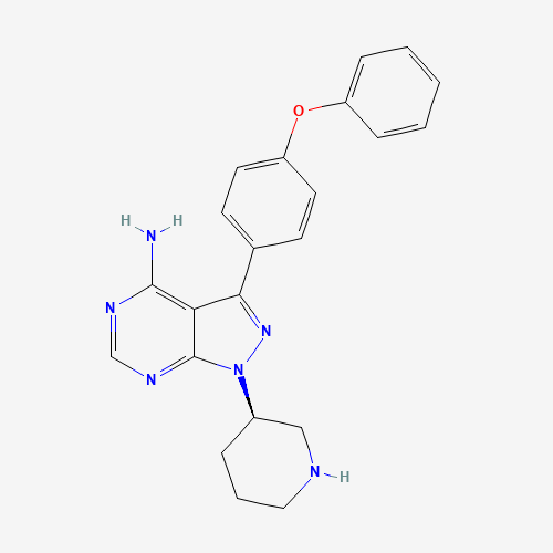 1022150-12-4 Btk inhibitor 1 R enantiomer chemical structure