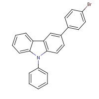1028647-93-9 3-(4-BROMOPHENYL)-9-PHENYL-9H-CARBAZOLE chemical structure