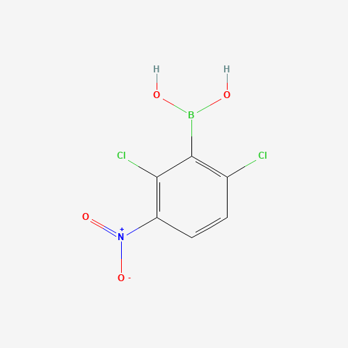 1072946-37-2 2,6-Dichloro-3-nitrophenylboronic acid chemical structure