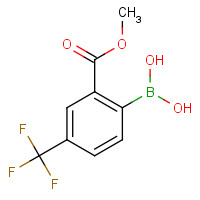 1072951-42-8 2-(Methoxycarbonyl)-4-(trifluoromethyl)phenylboronic acid chemical structure