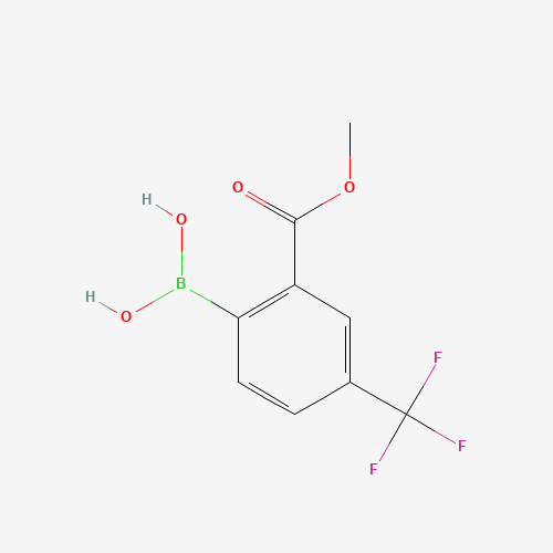 1072951-42-8 2-(Methoxycarbonyl)-4-(trifluoromethyl)phenylboronic acid chemical structure