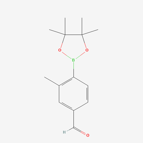 1073354-66-1 4-FORMYL-2-METHYLPHENYLBORONIC ACID PINACOL ESTER chemical structure