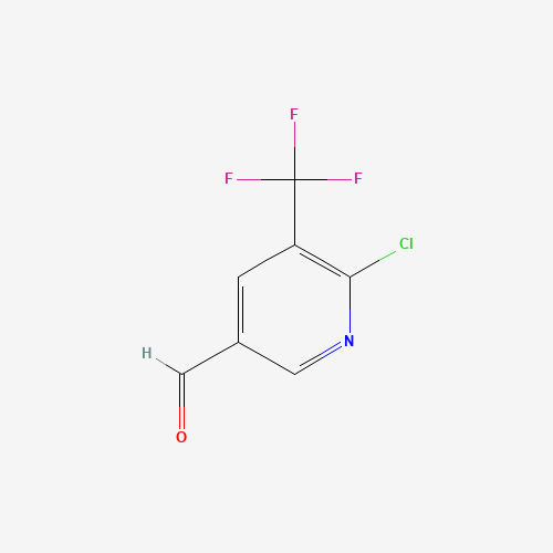 1113049-90-3 6-Chloro-5-(trifluoromethyl)nicotinaldehyde chemical structure