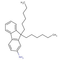 1132796-42-9 9,9-dihexyl-9H-fluoren-2-amine chemical structure