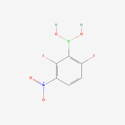 1150114-28-5 2,6-Difluoro-3-nitrophenylboronic acid chemical structure