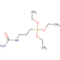116912-64-2 N-(Triethoxysilylpropyl)urea chemical structure