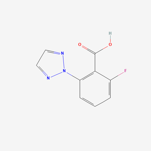 1186050-58-7 2-Fluoro-6-(2H-1,2,3-triazol-2-yl)benzoic acid chemical structure