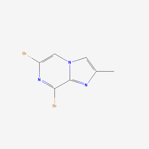 1208082-91-0 6,8-Dibromo-2-methylimidazo[1,2-a]pyrazine chemical structure