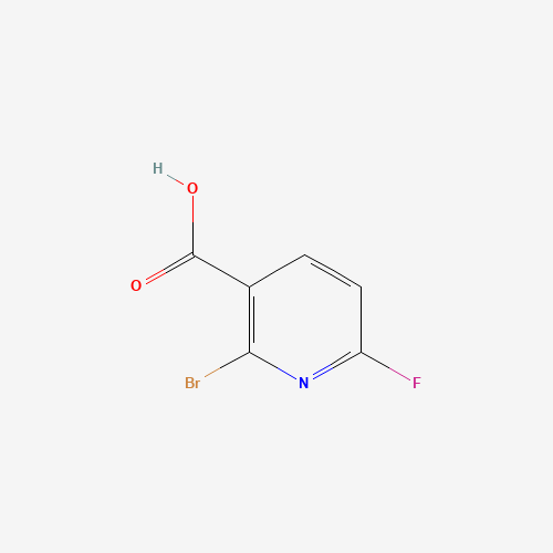 1214332-31-6 2-BroMo-6-fluoro-nicotinic acid chemical structure