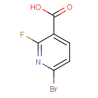 1214345-17-1 6-BroMo-2-fluoronicotinic acid chemical structure