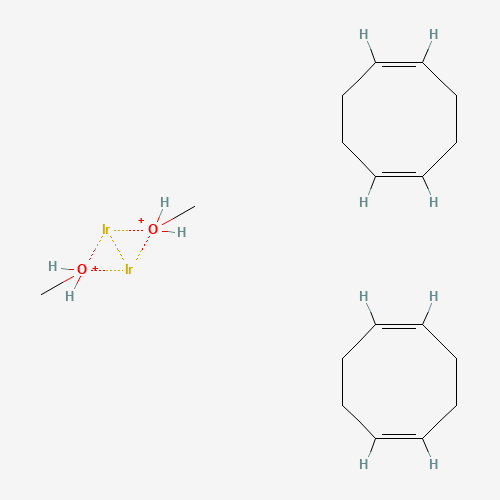 12148-71-9 (1,5-CYCLOOCTADIENE)(METHOXY)IRIDIUM(I) DIMER chemical structure