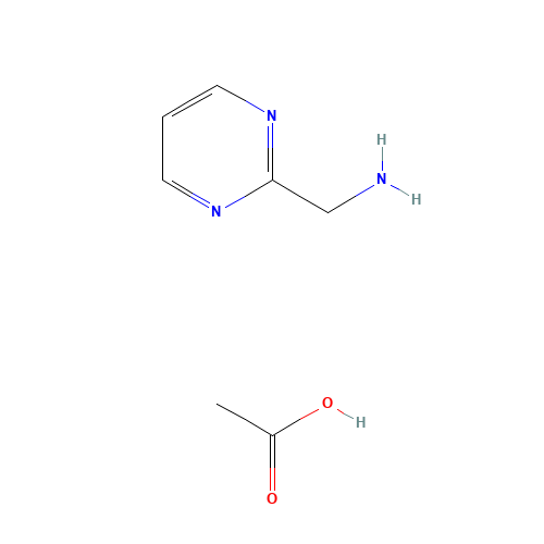 1246834-64-9 PYRIMIDIN-2-YLMETHANAMINE ACETATE chemical structure