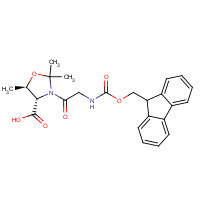 1262308-49-5 fmoc-gly-thr(psi me,me pro)-oh chemical structure