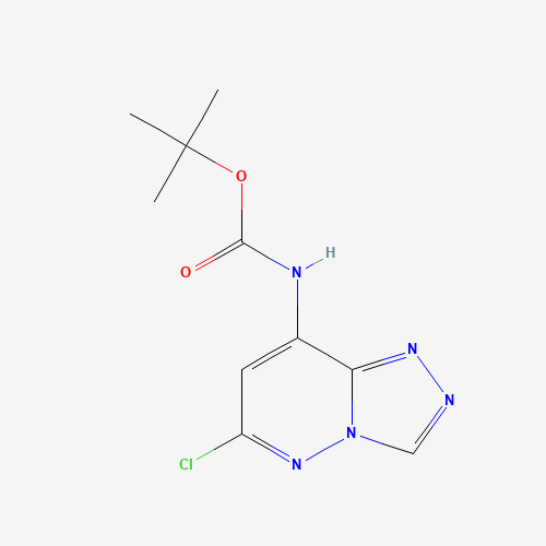 1263425-79-1 tert-butyl 6-chloro-[1,2,4]triazolo[4,3-b]pyridazin-8-ylcarbamate chemical structure