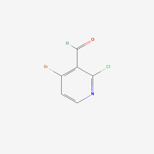 128071-84-1 4-Bromo-2-chloropyridine-3-carboxaldehyde chemical structure