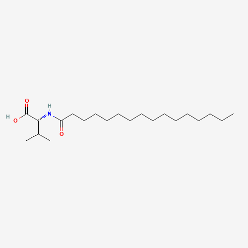 132869-86-4 N-Hexadecanoyl-D-valine chemical structure