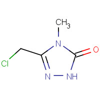 1338226-21-3 3-(Chloromethyl)-4-methyl-1H-1,2,4-triazol-5(4H)-one chemical structure